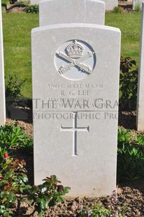 MONT HUON MILITARY CEMETERY, LE TREPORT - LEE, REUBEN GEORGE